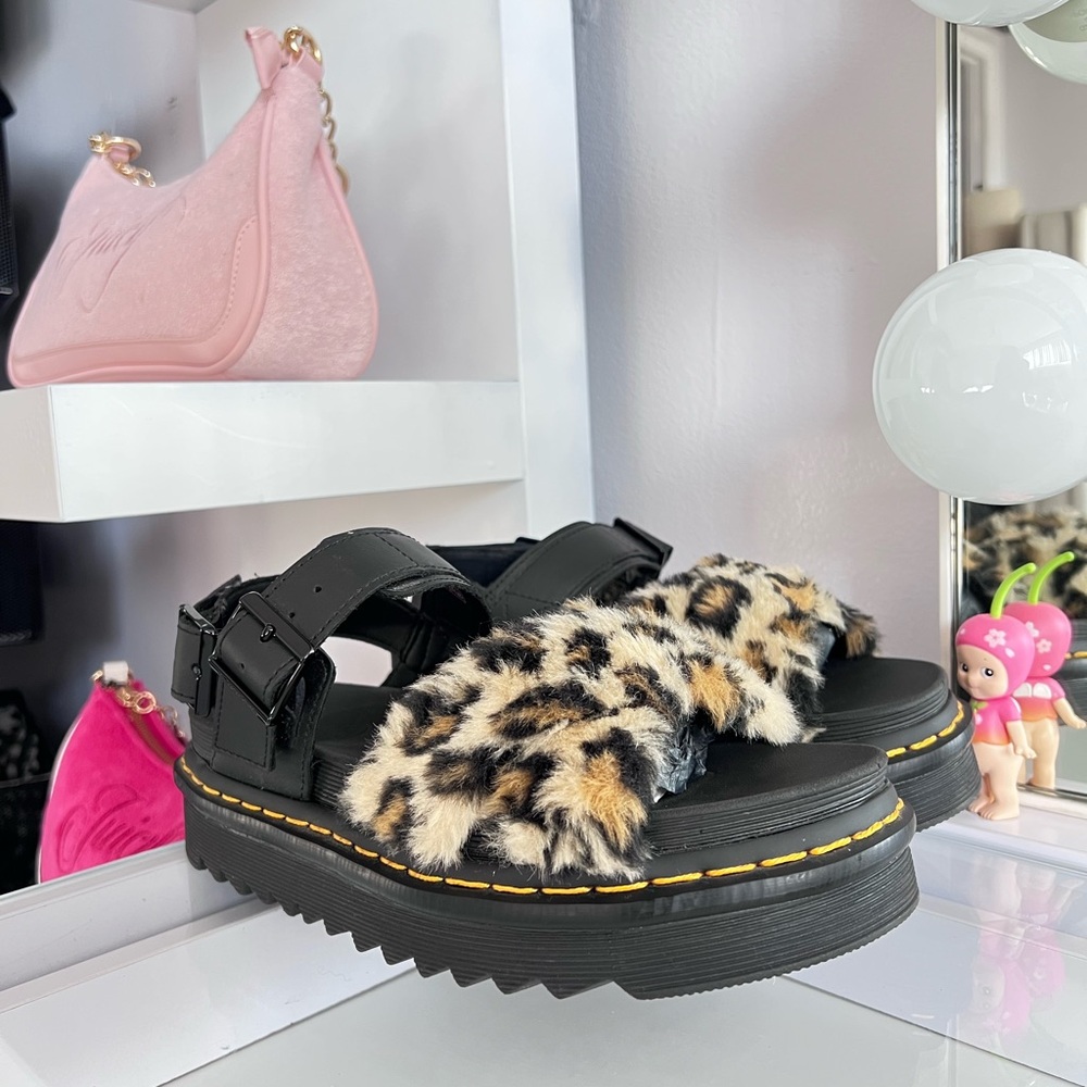 Dr. Martens leopard sandles
